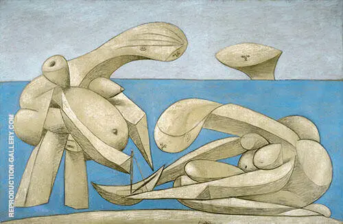 On the Beach 1937 By Pablo Picasso