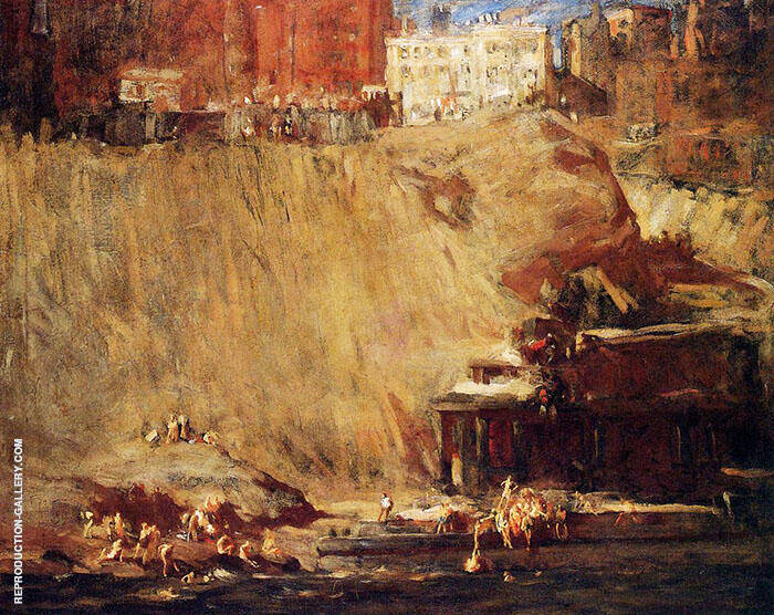 River Rats 1906 by George Bellows | Oil Painting Reproduction
