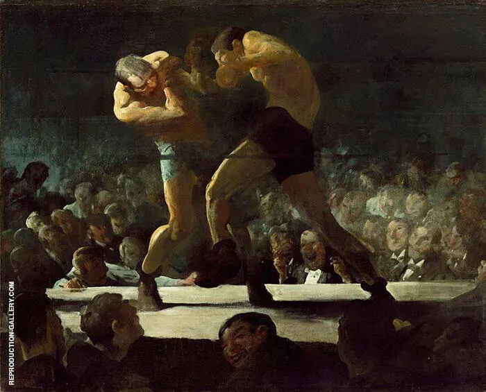 Club Night 1907 By George Bellows