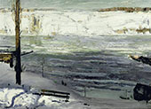 Floating Ice 1910 By George Bellows