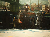 Snow Dumpers 1911 By George Bellows