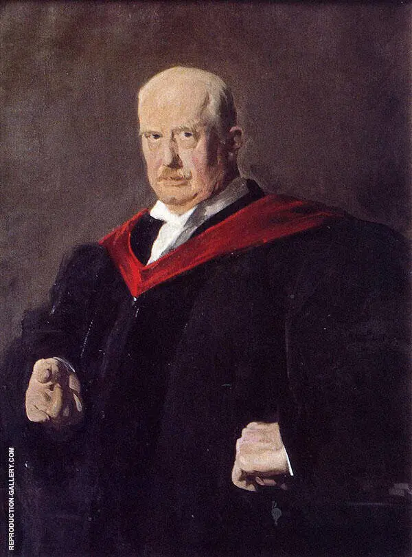 Portrait of Dr.Walter Quincy Scott 1912 By George Bellows