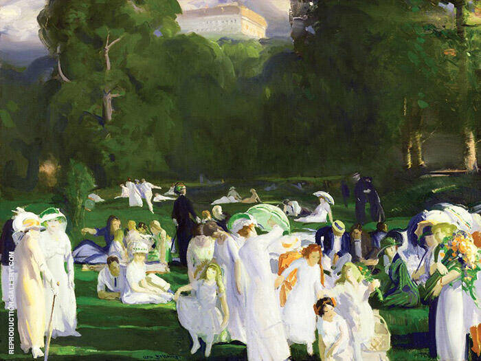 A Day in June 1913 by George Bellows | Oil Painting Reproduction