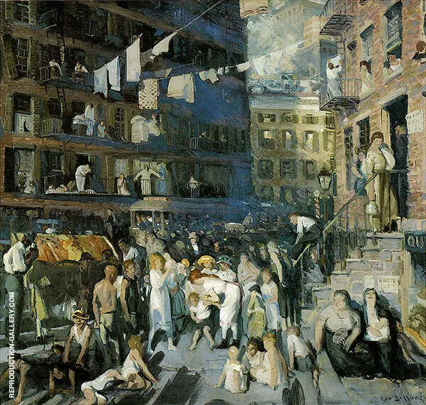 Cliff Dwellers 1913 By George Bellows