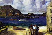 Harbor at Monhegan 1913 By George Bellows