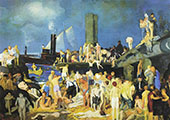Riverfront No 1 1915 By George Bellows