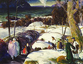 Easter Snow 1915 By George Bellows