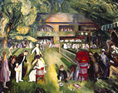 Tennis at Newport 1920 By George Bellows