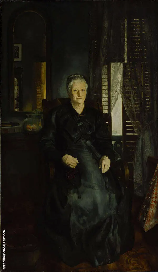 Portrait of My Mother No 1 1921 By George Bellows