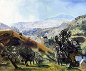Mountain Orchard 1922 By George Bellows