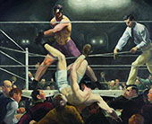Dempsey and Firpo 1924 By George Bellows