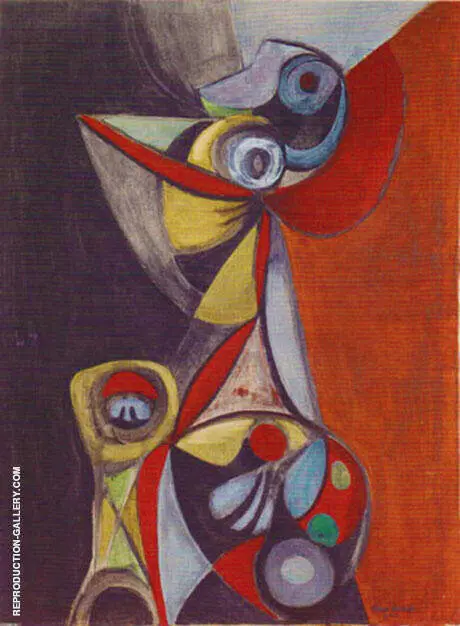 Untitled May 1947 By Elmer Bischoff