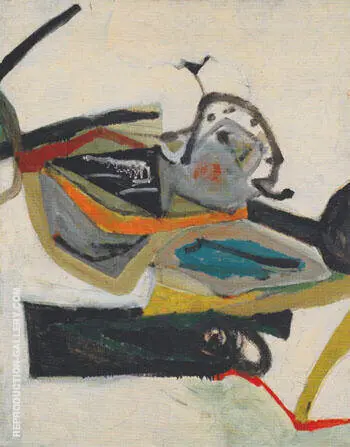 Untitled c.a.1950 1951 By Elmer Bischoff