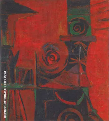 Untitled March 1948 By Elmer Bischoff