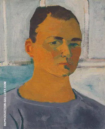 Self Portrait 1955 By Elmer Bischoff