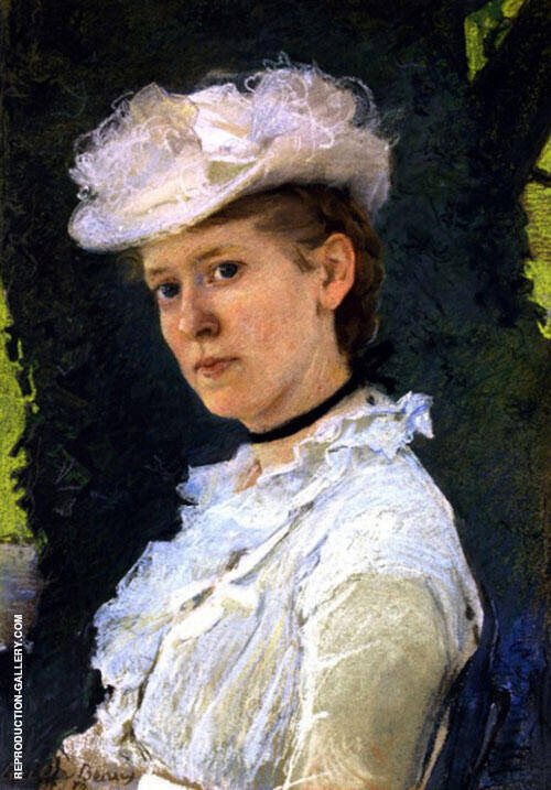 Lady Darwin Maud DuPuy 1889 by Cecilia Beaux | Oil Painting Reproduction