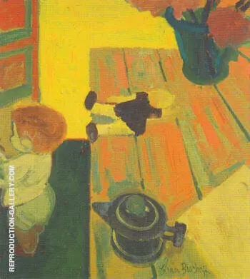 Pink Table 1954 By Elmer Bischoff