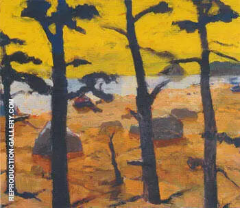 Yellow Sky 1967 By Elmer Bischoff