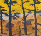Yellow Sky 1967 By Elmer Bischoff