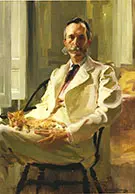 Man with the Cat Henry Sturgis Drinker 1898 By Cecilia Beaux