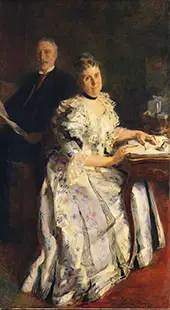 Mr and Mrs Anson Phelps Stokes 1898 By Cecilia Beaux