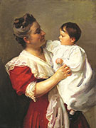 Mrs Stedman Buttrick and Son John 1909 By Cecilia Beaux