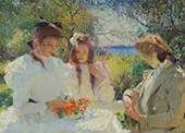 Portrait of My Daughters 1907 By Frank Weston Benson