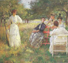 In the Orchard 1891 By Frank Weston Benson