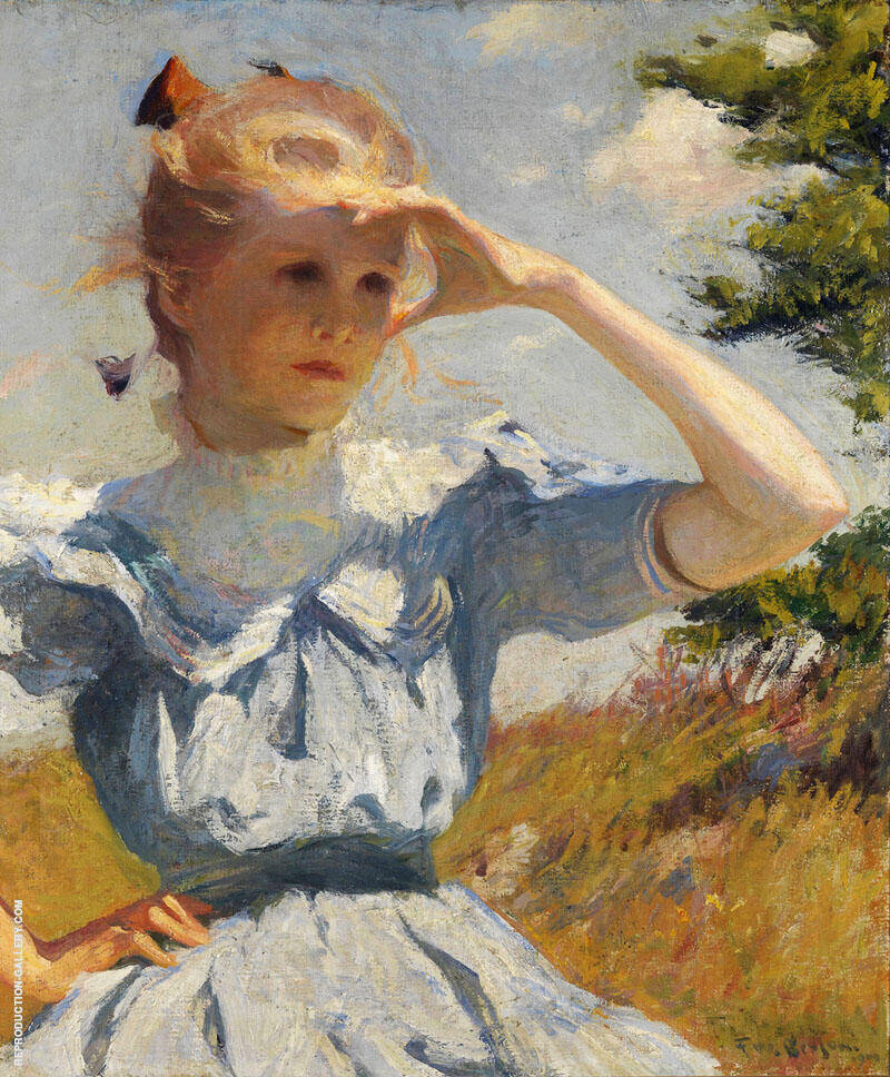 Eleanor 1901 by Frank Weston Benson | Oil Painting Reproduction