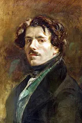 Self Portrait c 1837 By Eugene Delacroix