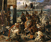 The Entry of the Crusaders into Constantinople 1840 By Eugene Delacroix