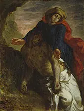 Pieta c 1850 By Eugene Delacroix