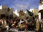 The Fanatics of Tangier 1837 By Eugene Delacroix