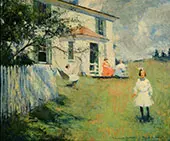 The Benson Family at Wooster Farm North Haven Maine 1901 By Frank Weston Benson