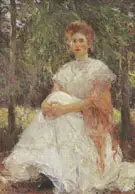 Eleanor in the Pines, 1906 By Frank Weston Benson
