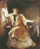 Young Girl by a Window 1911 By Frank Weston Benson