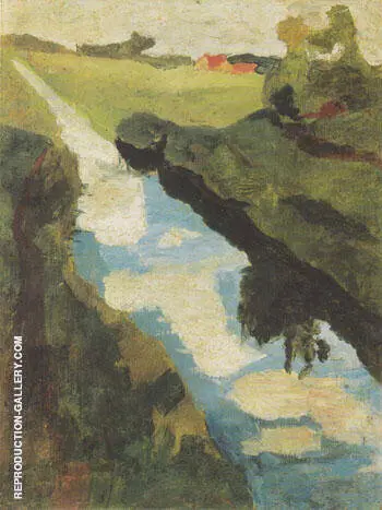 Moor Canal 1900 By Paula Modersohn-Becker