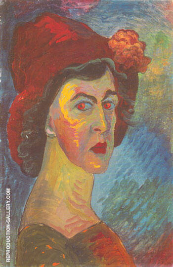 Self Portrait 1908/10 | Oil Painting Reproduction