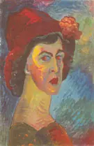 Self Portrait 1908/10 By Paula Modersohn-Becker