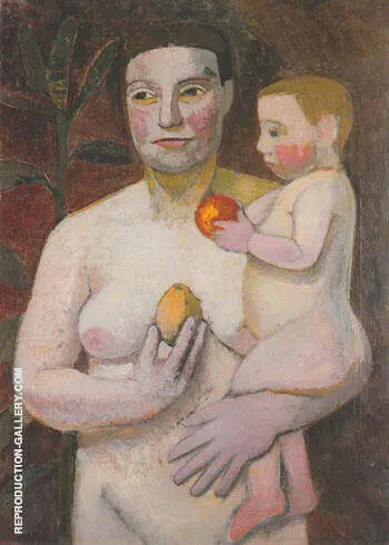 Mother with Baby on Her Arm 1906 By Paula Modersohn-Becker