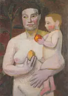 Mother with Baby on Her Arm 1906 By Paula Modersohn-Becker
