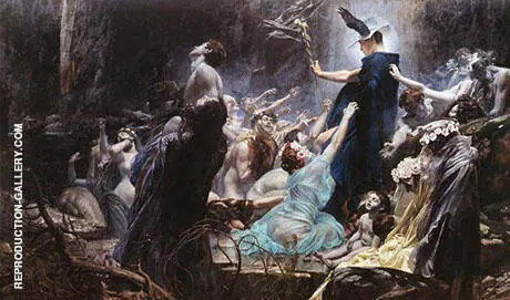 Souls on the Banks of the Acheron By Adolf Hiremy-Hirschl