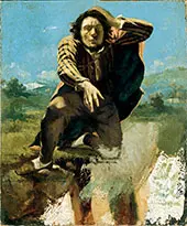 The Desperate Man or The Man Made Mad by Fear 1844 c 1843 By Gustave Courbet