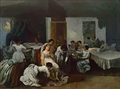 Preparation of the Dead Girl c1850 By Gustave Courbet
