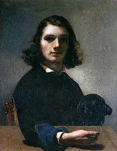 Self-Portrait 1842 By Gustave Courbet