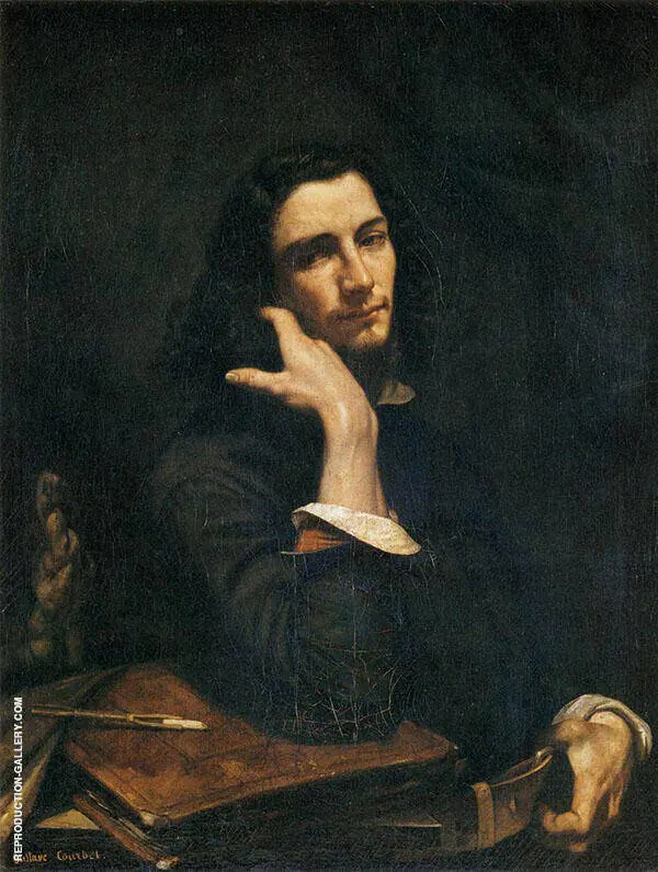 The Man with the Leather Belt 1845-46 By Gustave Courbet