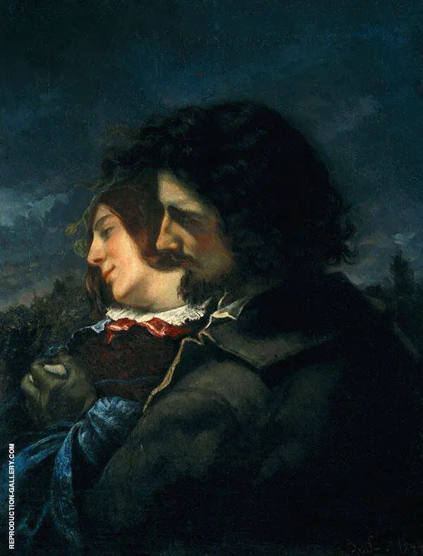 Lovers in the Country 1844 By Gustave Courbet