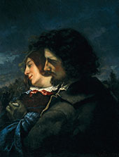 Lovers in the Country 1844 By Gustave Courbet