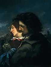 Lovers in the Country 1844 By Gustave Courbet