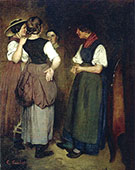 Three Sisters The Stories of Grandmother Salvan ca.1846-47 By Gustave Courbet